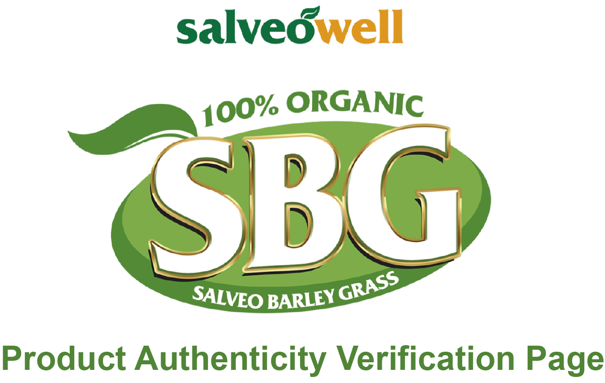 Salveowell SBG Product Authenticity Verification Page